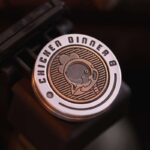 A chicken dinner haptic coin