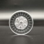 Transparent Magnetic Haptic Coin Fidget Toy white color