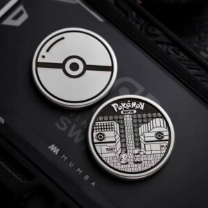 White Brass Pokemon Haptic Coin