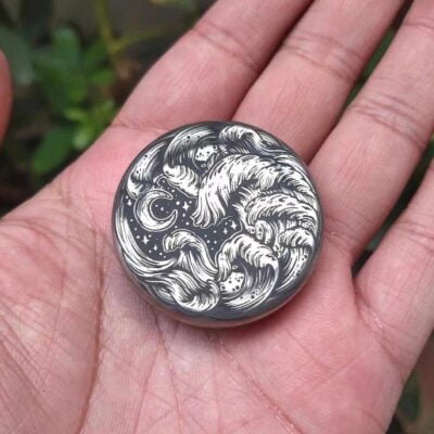 Sea Waves Starry Sky Haptic Coin