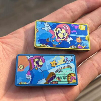 Mario Fidget Slider Toy Titanium