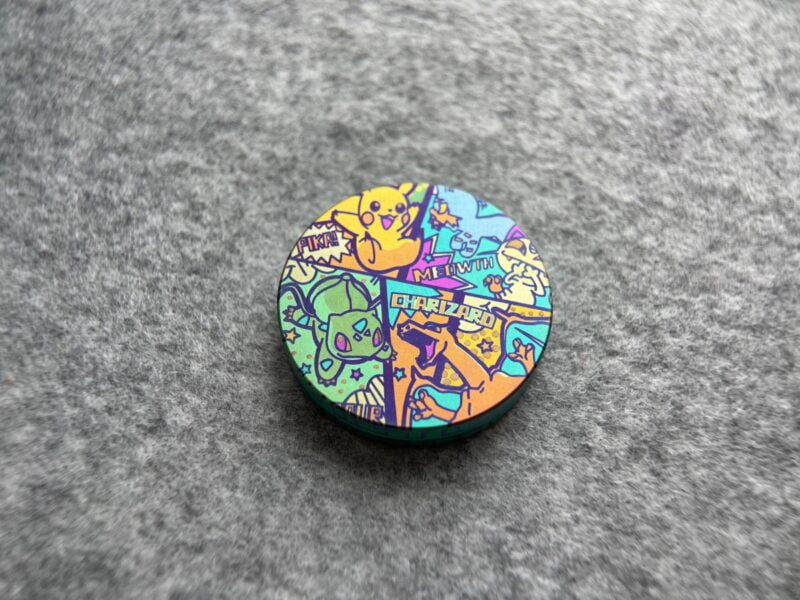 Pokemon Titanium Alloy Painting Version Fidget Haptic Coin 2nd